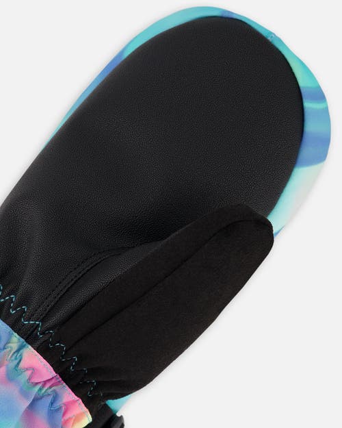Deux Par Deux Girl Winter Mittens Teknik In Black