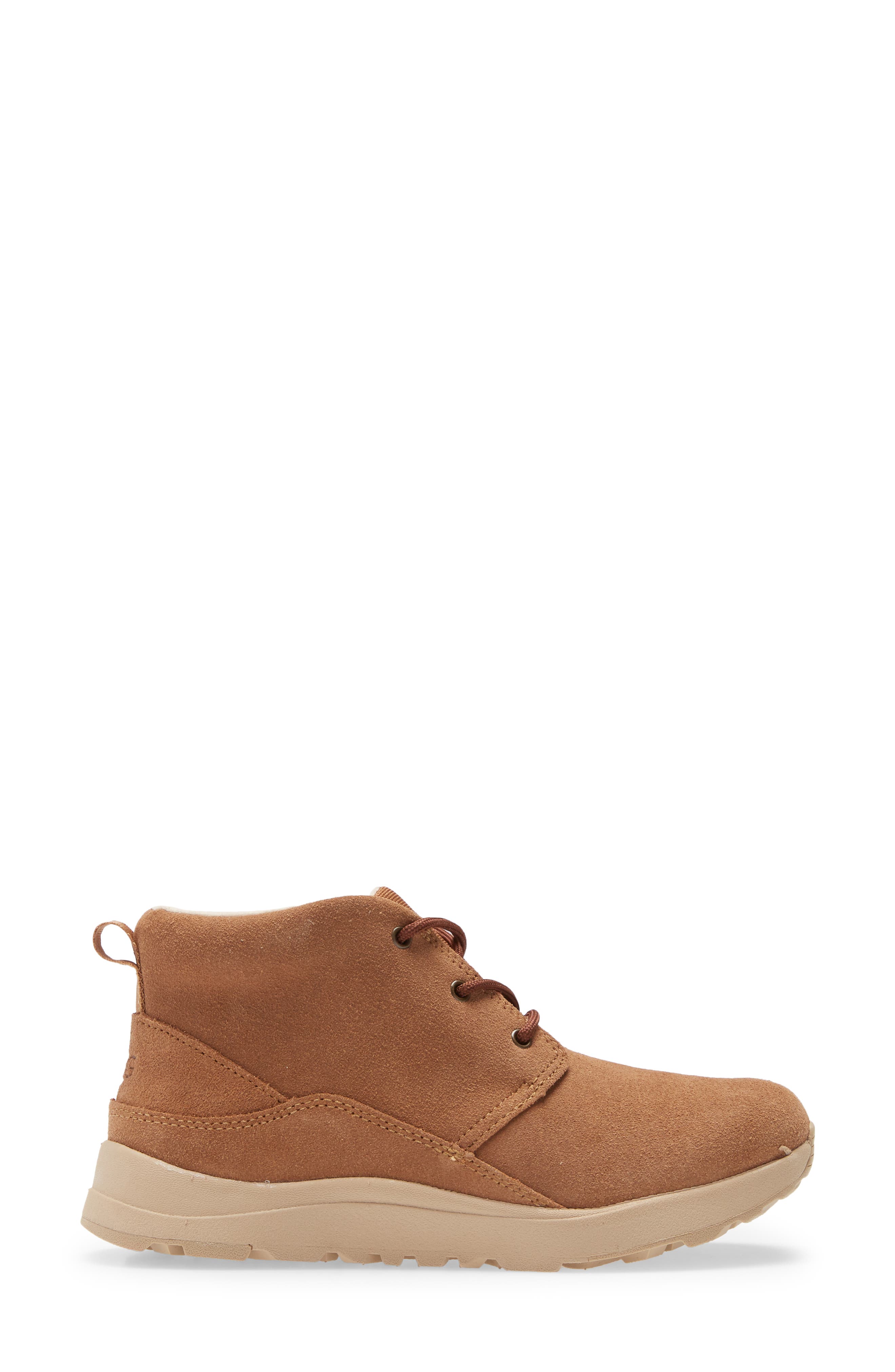 Canoe III Weather Sneaker, Alternate, color, CHESTNUT SUEDE
