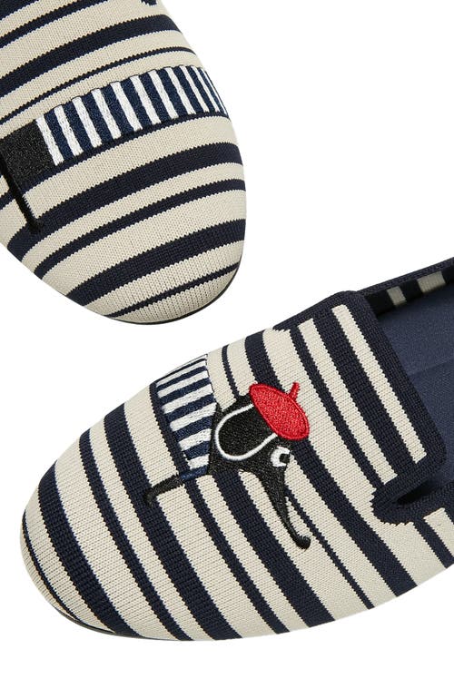Vivaia Round-toe Embroidered Loafers