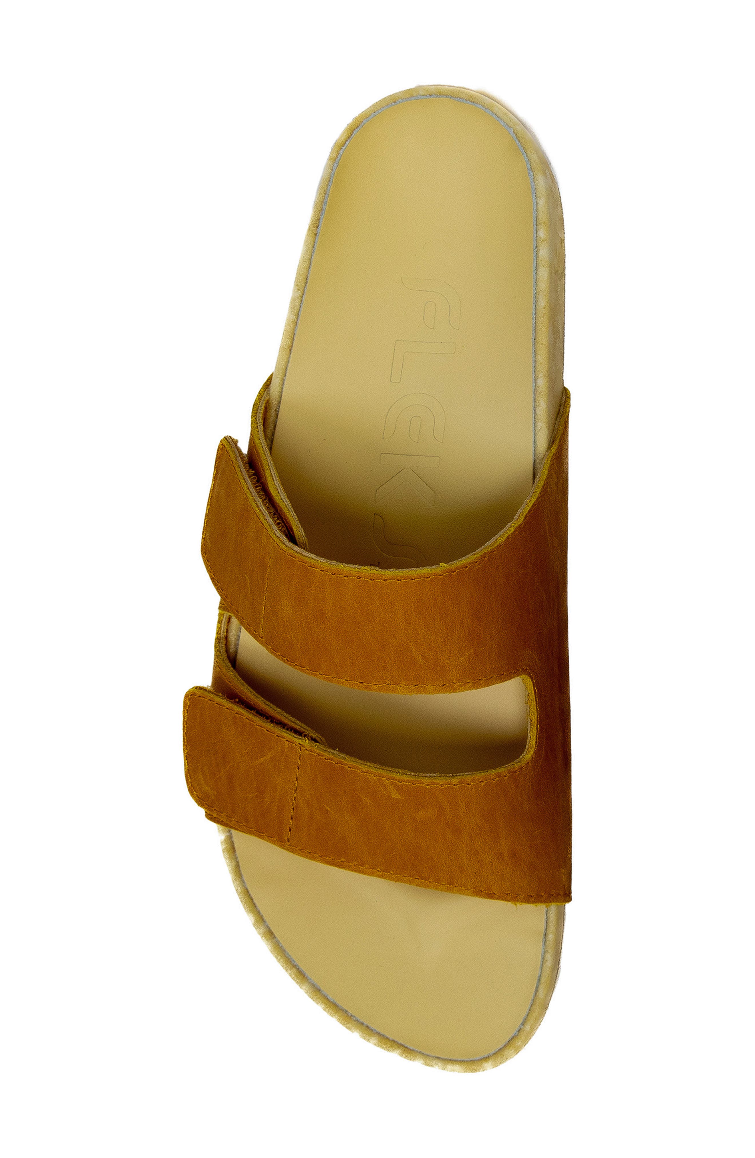 FLEKS Riviera Slide Sandal (Women) Riviera Slide Sandal, Alternate, color, Chamois