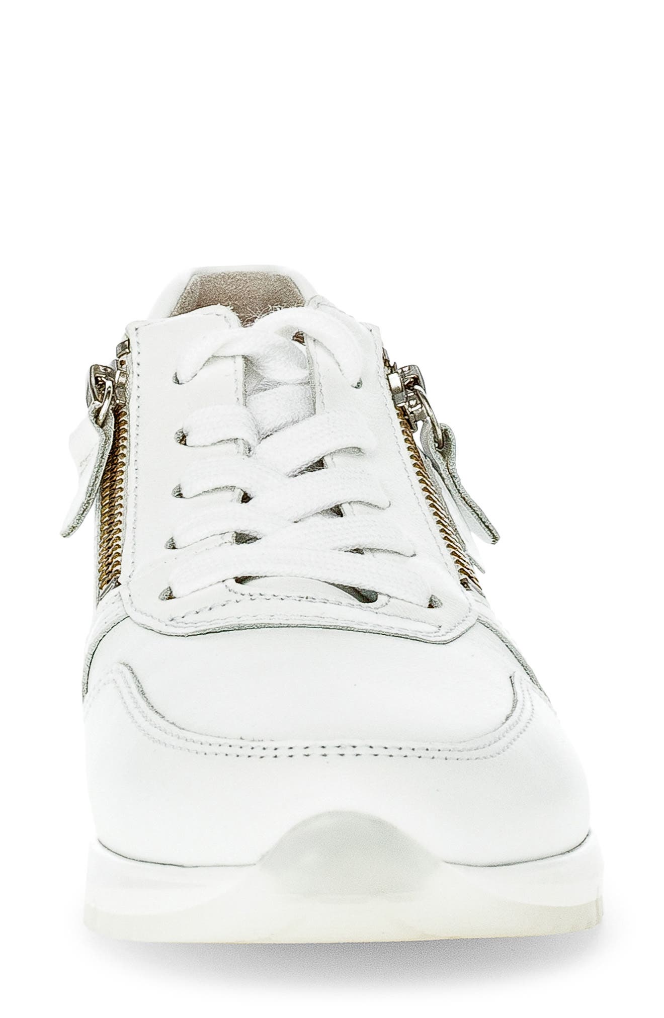 Gabor 23.450 Zip Sneaker, Alternate, color, White