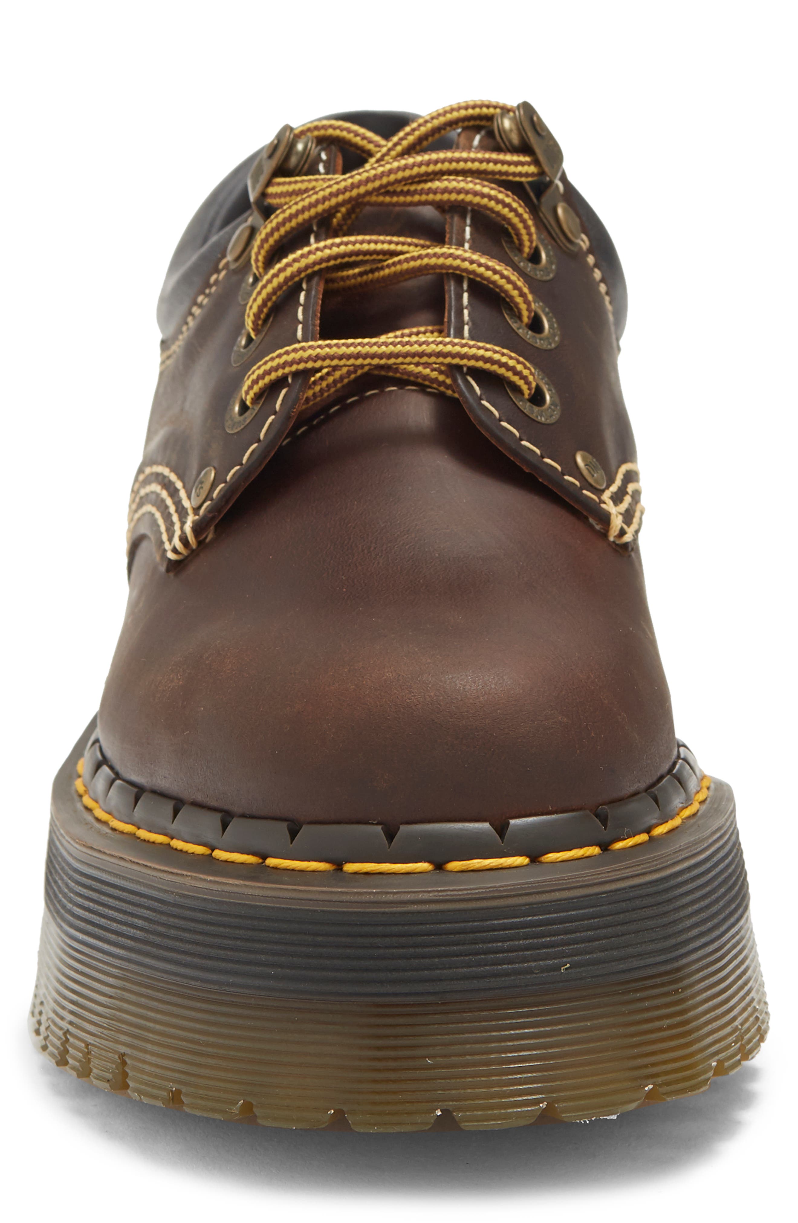 8053 Quad II Arc Platform Derby, Alternate, color, DARK BROWN