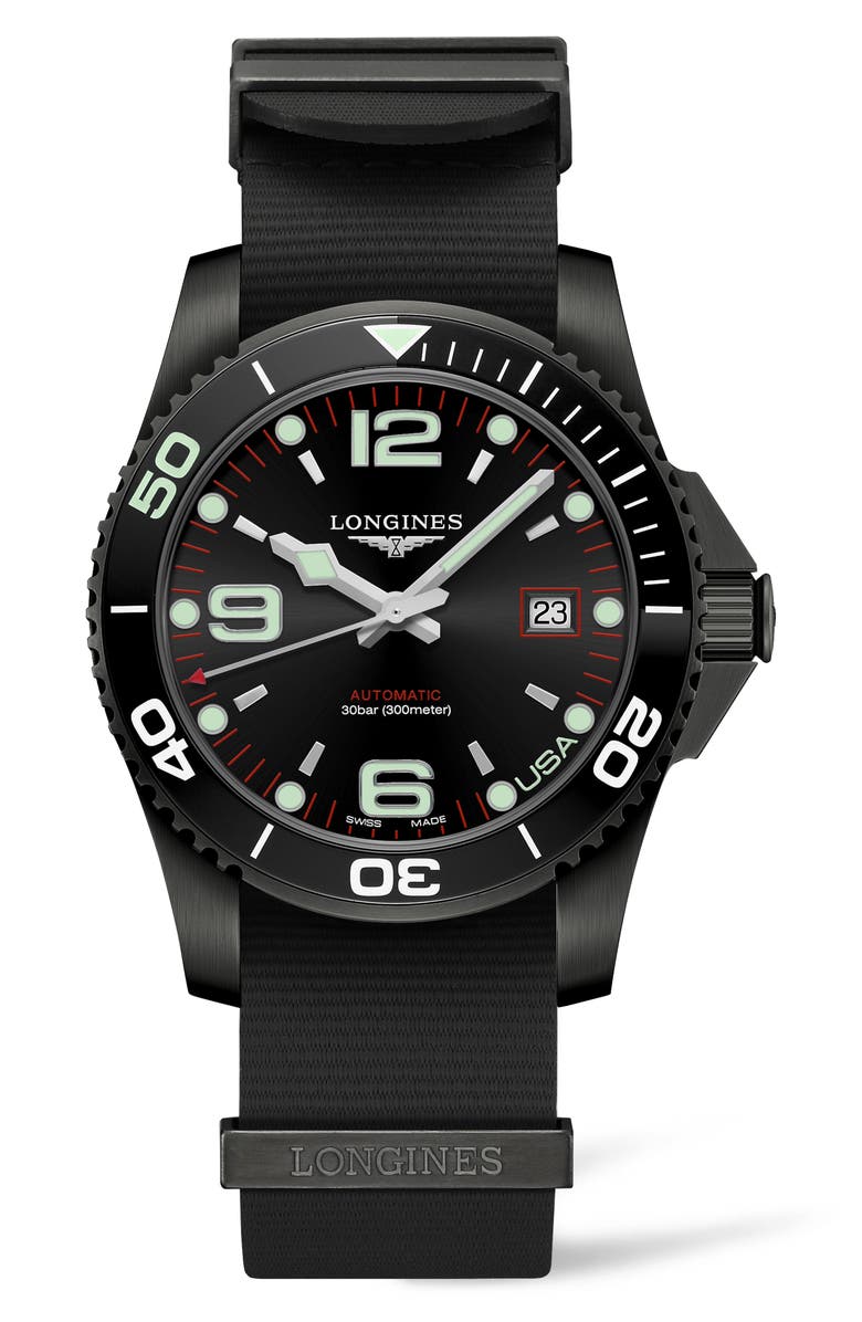 Longines HydroConquest Automatic Bracelet Watch, Alternate, color,