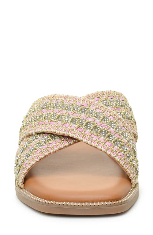 NICOLE MILLER NICOLE MILLER CRISS CROSS SLIDE SANDAL