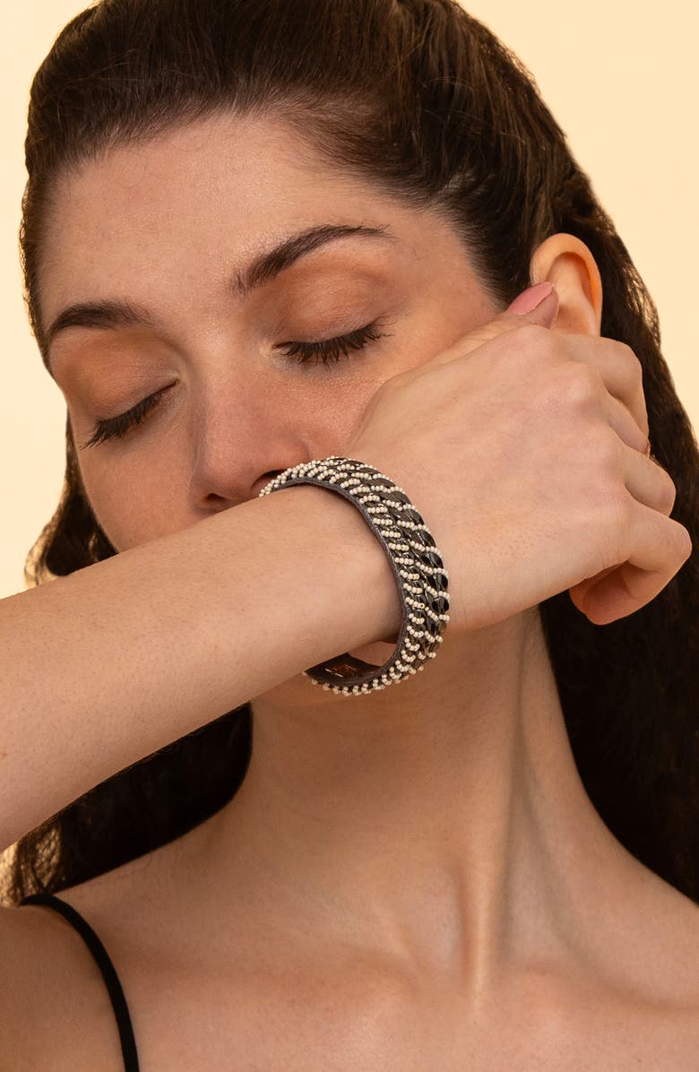 Deepa Gurnani Frankie Cuff Bracelet, Alternate, color, 