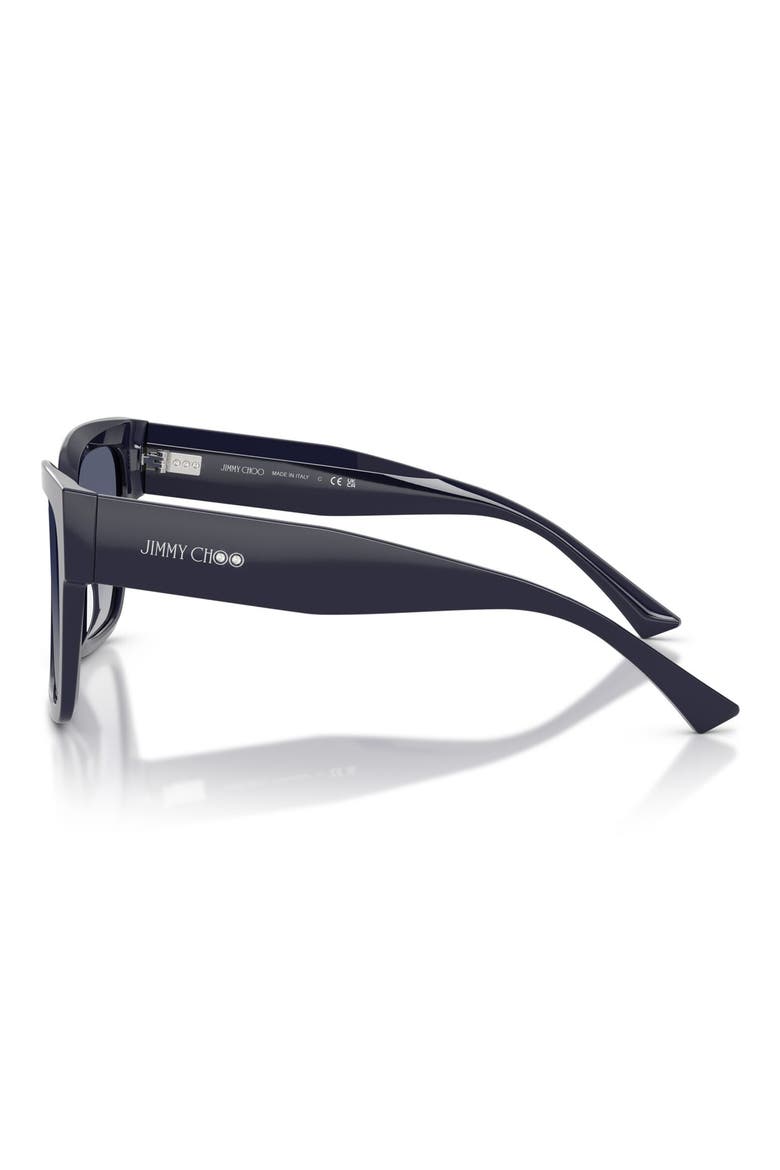 54mm Gradient Square Sunglasses, Alternate, color, NAVY / GREY GRADIENT BLUE