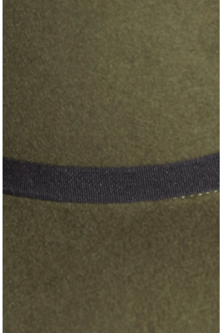 Wool Felt Panama Hat, Alternate, color, OLIVE