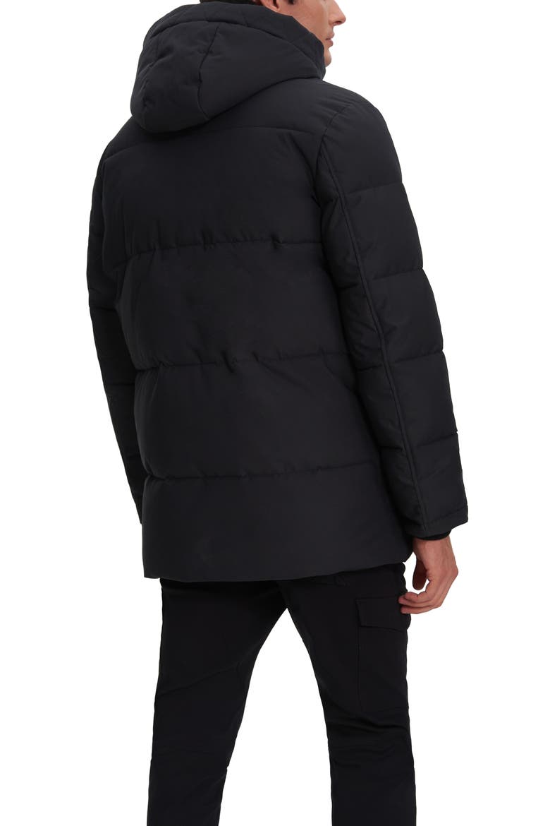 Russel Hooded Parka Jacket, Alternate, color, BLACK