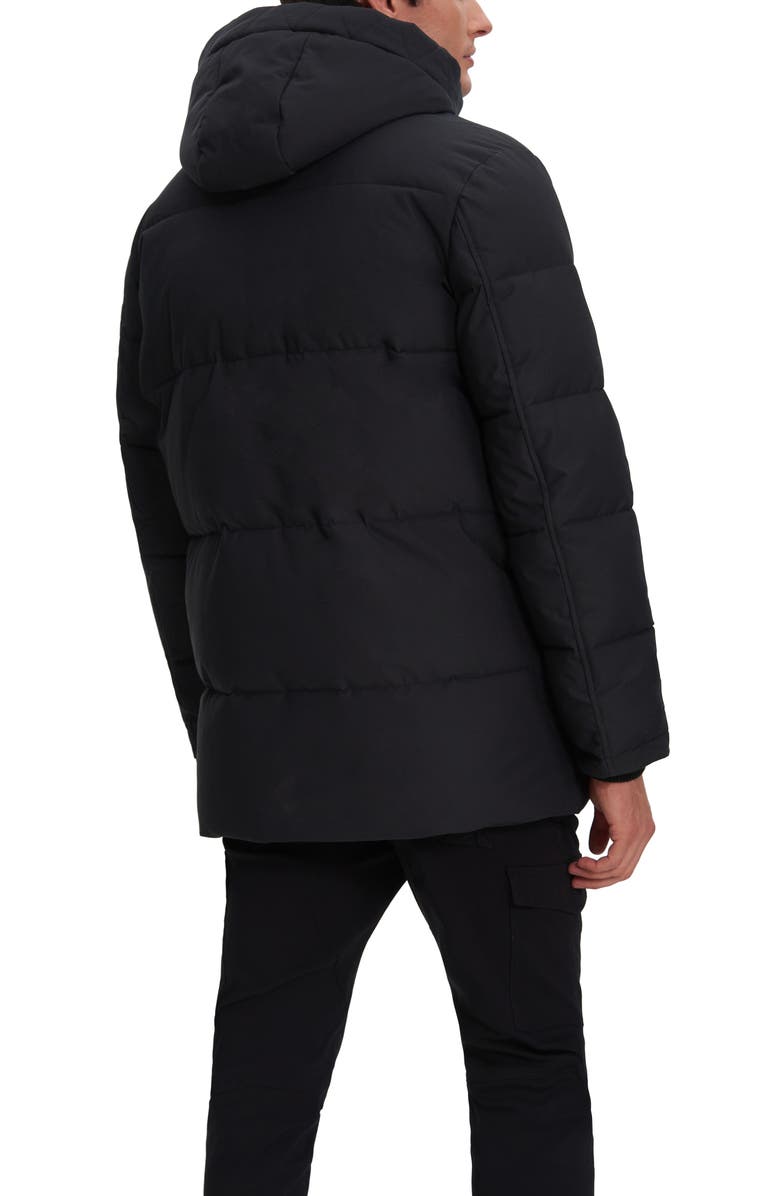 Noize Russel Hooded Parka Jacket, Alternate, color, Black