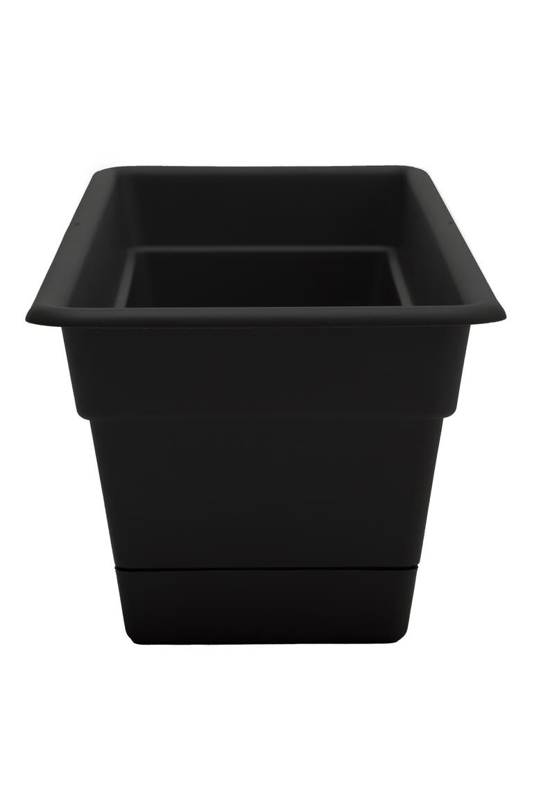 18 Inch Dura Cotta Window Box Planter, Black, Alternate, color, Black