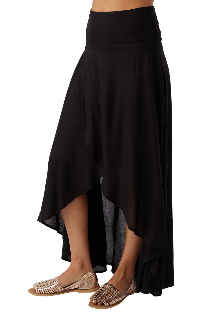 O'Neill Ambrosio High-Low Maxi Skirt, Alternate, color, 