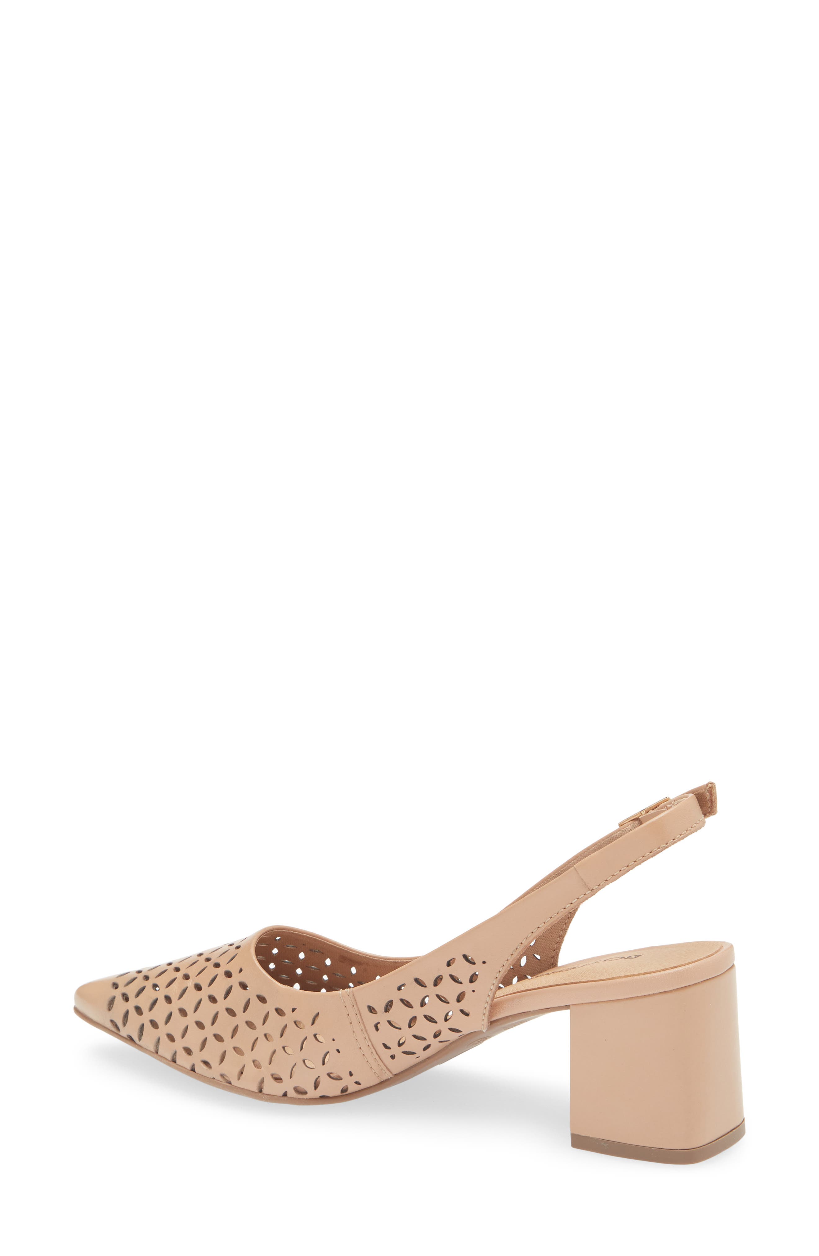 Bottero Janet Slingback Pointed Toe Pump, Alternate, color, Brown Sugar