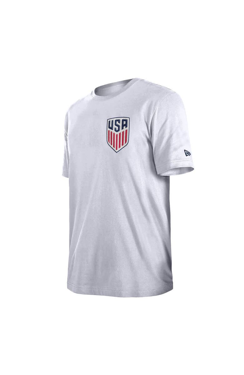 5TH AND OCEAN BY NEW ERA Men's 5th & Ocean by New Era  White USMNT Gameday T-Shirt, Alternate, color, 