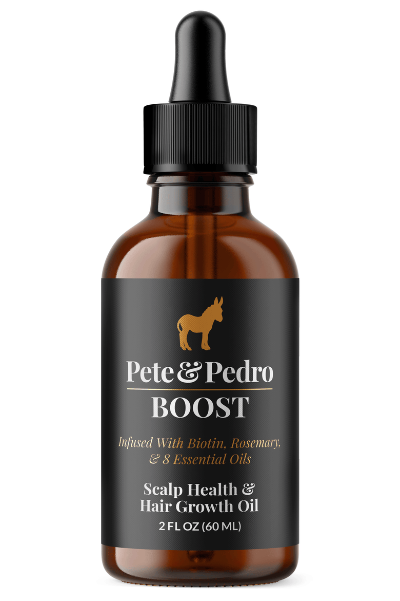 Boost Hair & Beard Growth Strengthening Serum With Biotin & Rosemary, Main, color, Brown