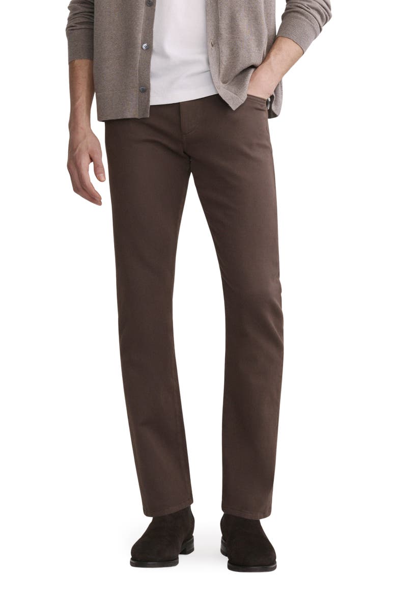 Russell Slim Straight Leg Jeans, Main, color, WOODLAND