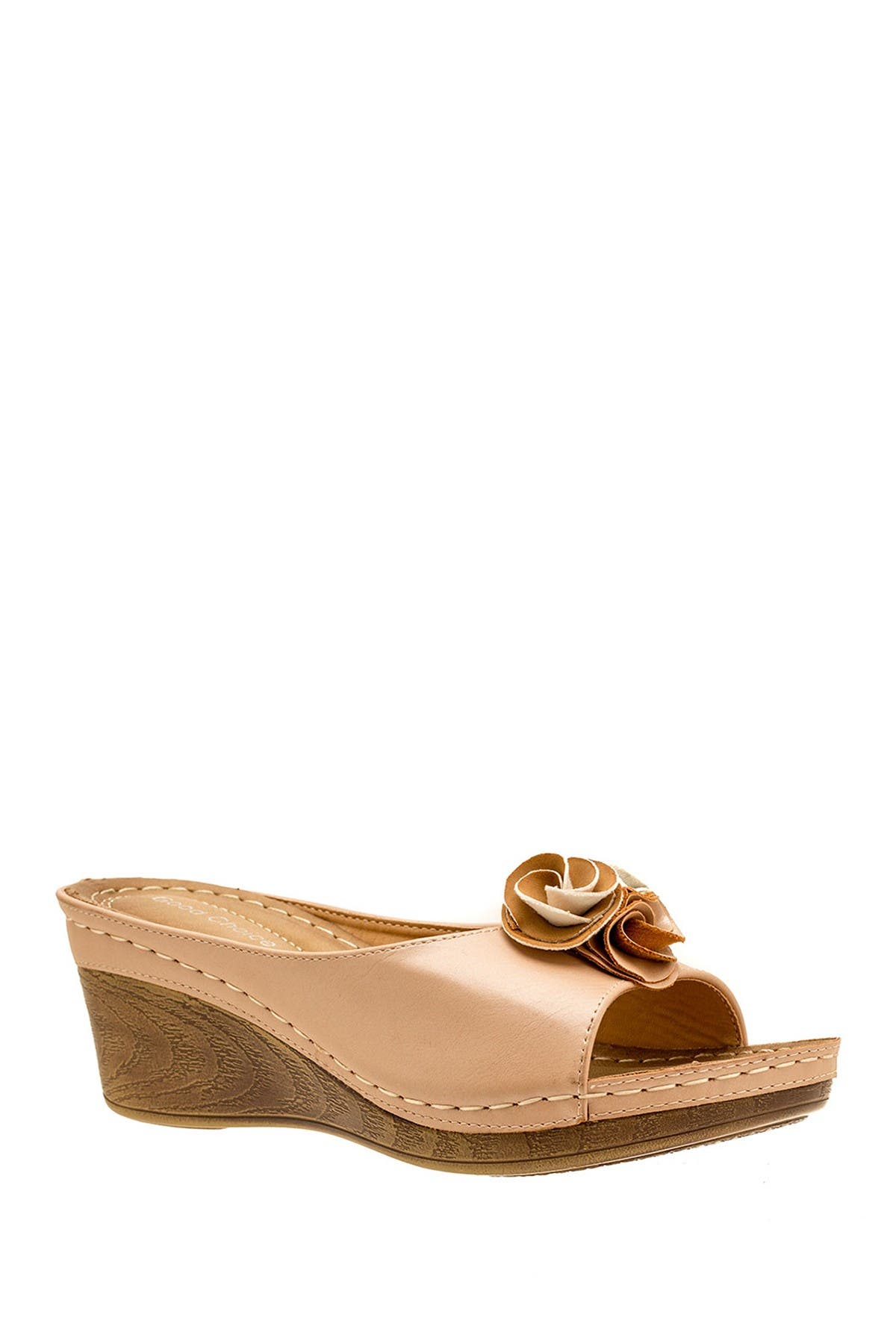 Sydney Floral Platform Wedge Sandal, Alternate, color, BLUSH