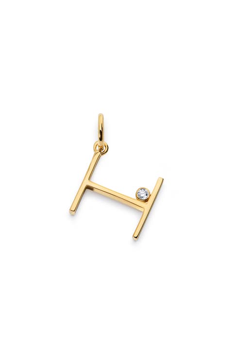 Lab Grown Diamond Initial Pendant