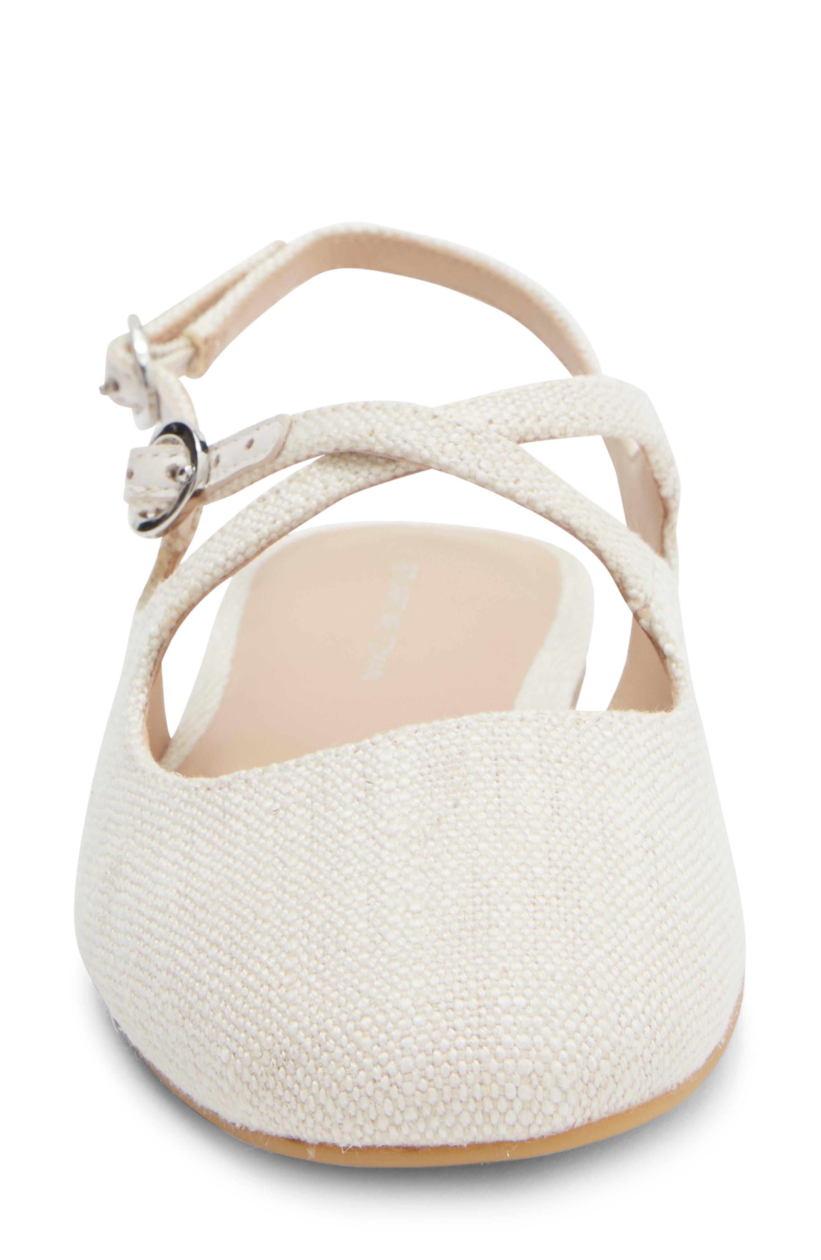 Stuart Weitzman Clover Slingback Mule, Alternate, color, Natural