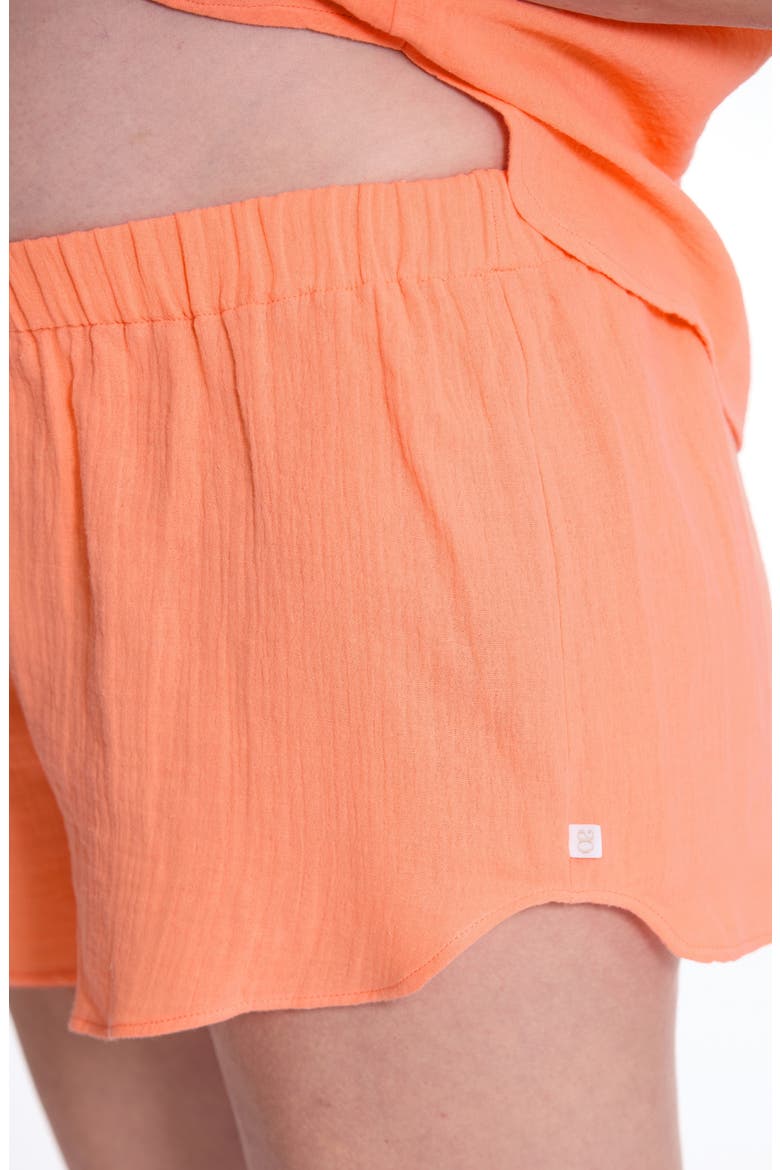 Maternity Pajama Set Ice Cream, Alternate, color, APRICOT