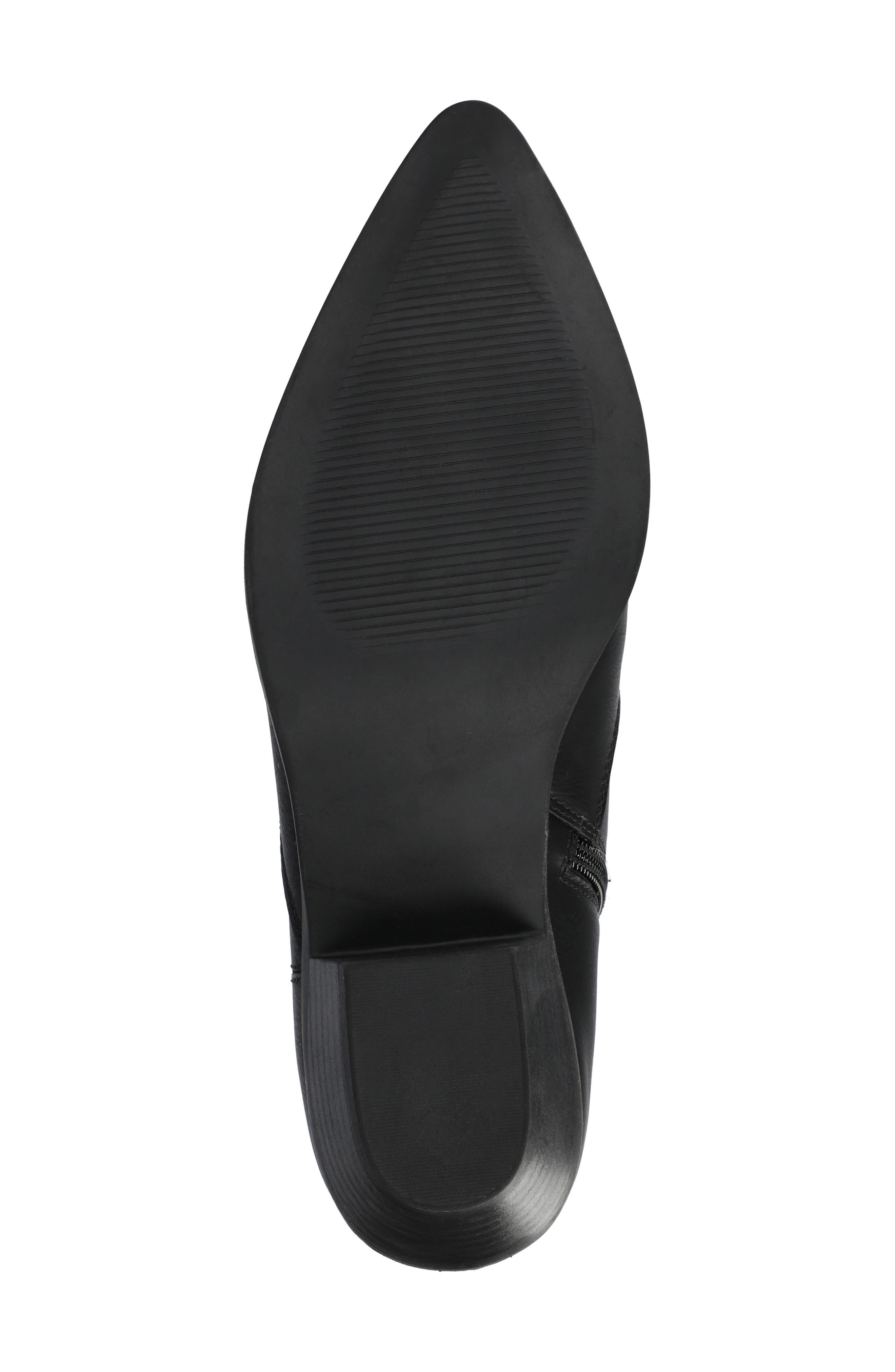 Journee Collection Taliah Western Ankle Boot - Wide Width Available, Alternate, color, Black