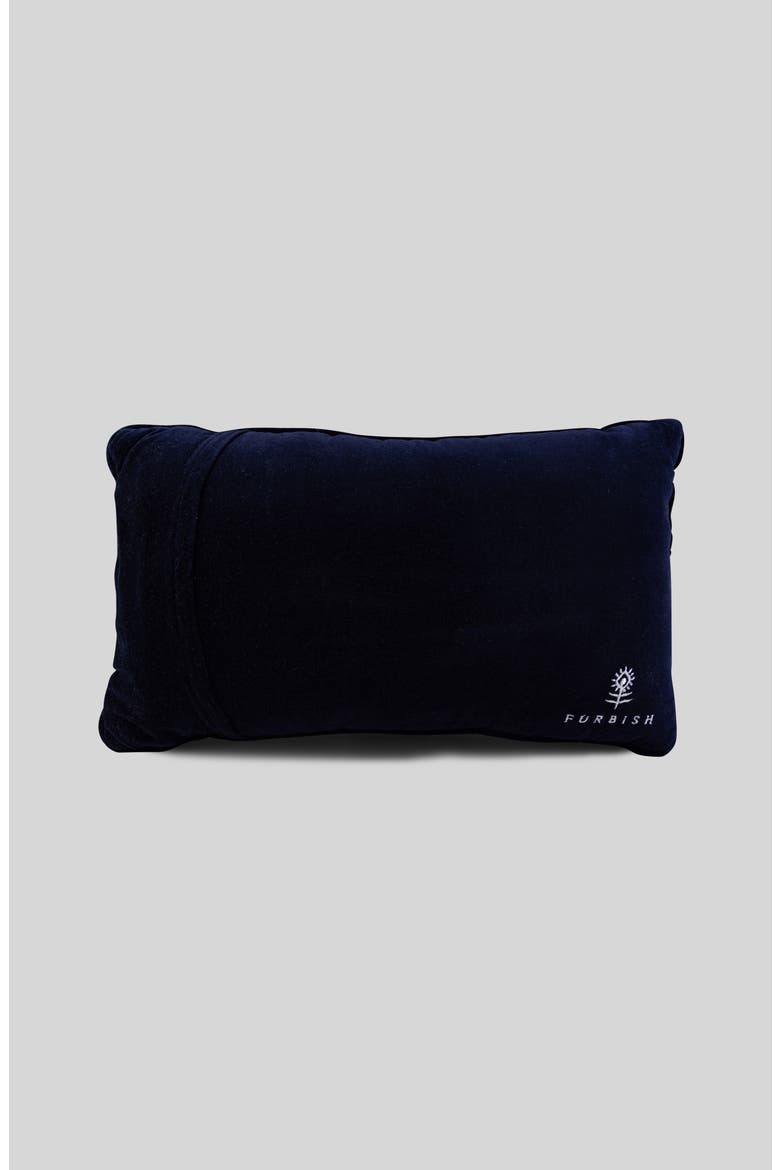 Pickleball Era Needlepoint Pillow, Alternate, color, Navy Blue, Blue, White