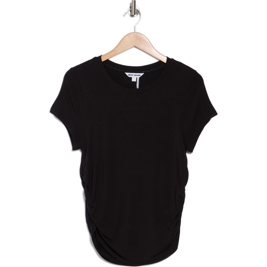 DKNY JEANS DKNY JEANS RUCHED SHORT SLEEVE T-SHIRT