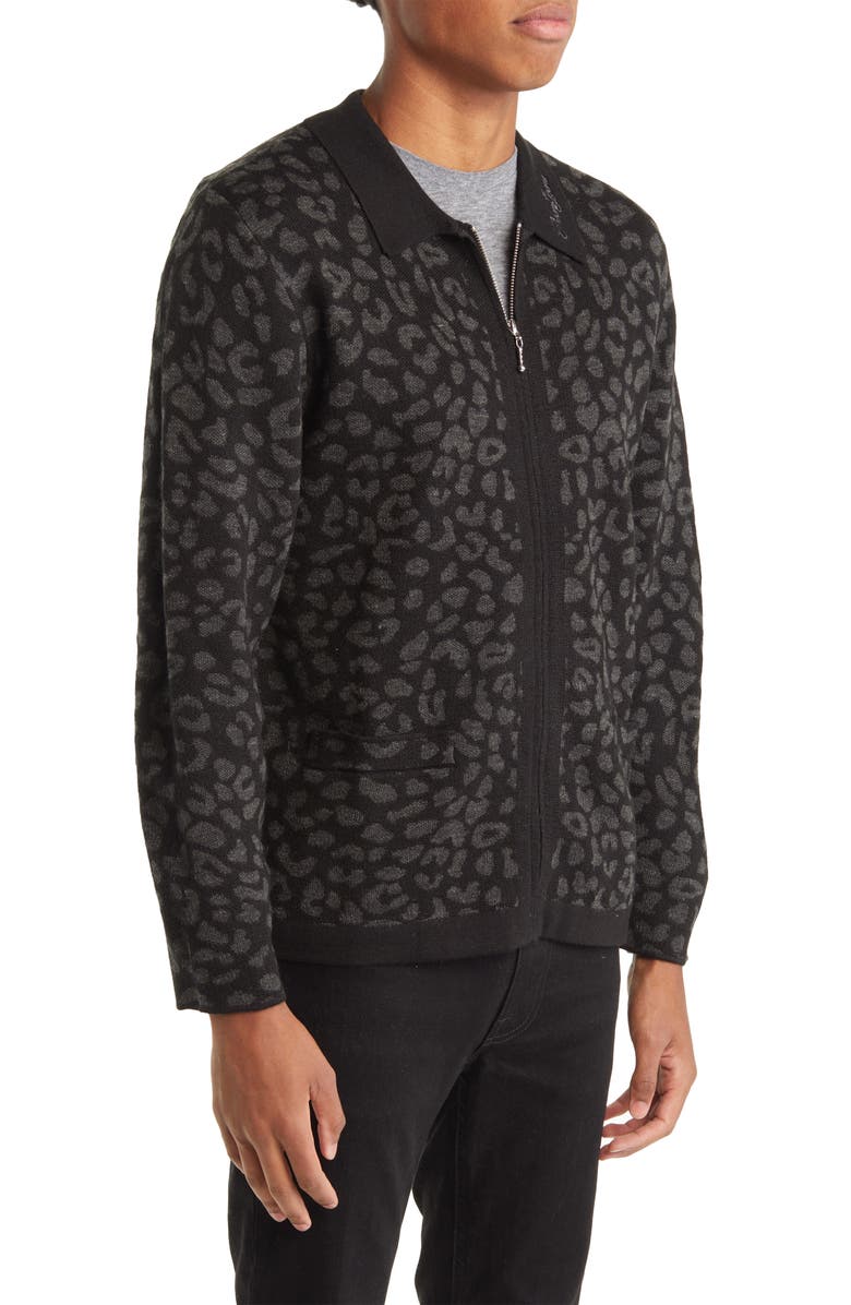 Noon Goons Uncle Bill's Wool Blend Zip Cardigan, Alternate, color,