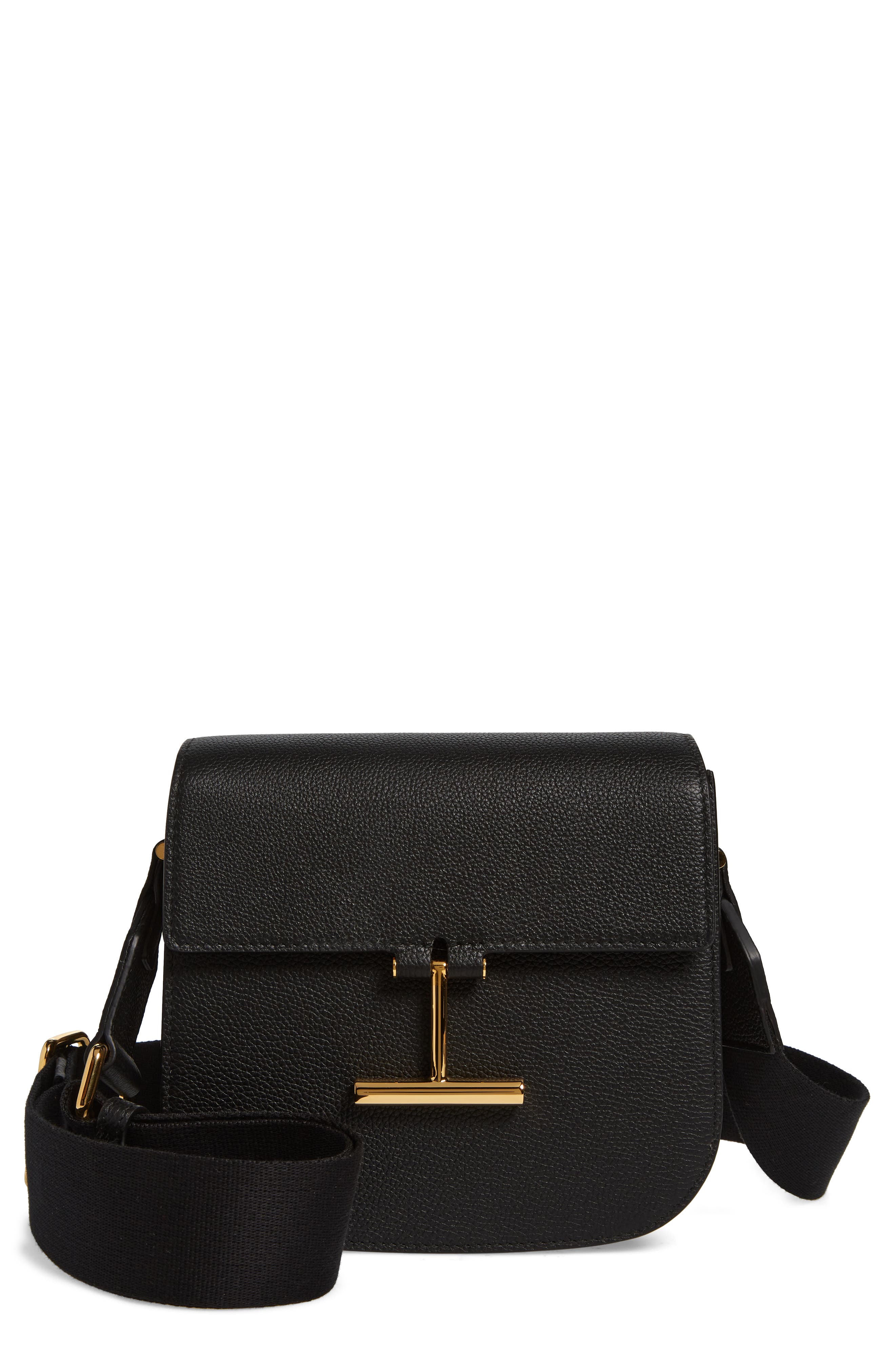 TOM FORD Mini Tara Grained Leather Crossbody Bag, Main, color, 