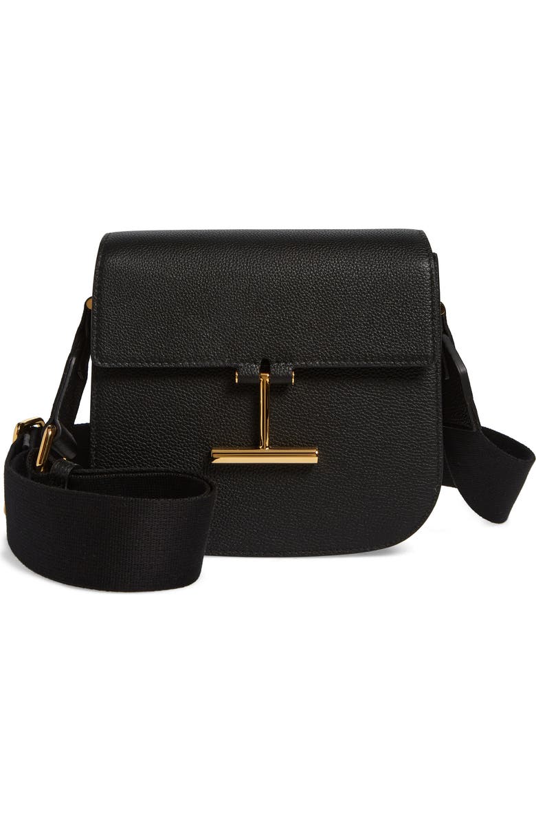 TOM FORD Mini Tara Grained Leather Crossbody Bag, Main, color,