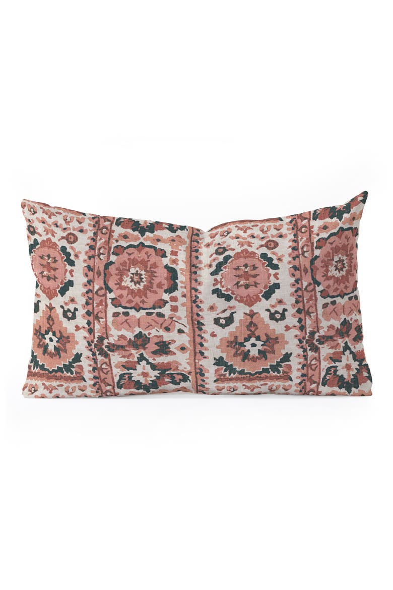 West Nomad Lumbar Throw Pillow, Main, color, PINK