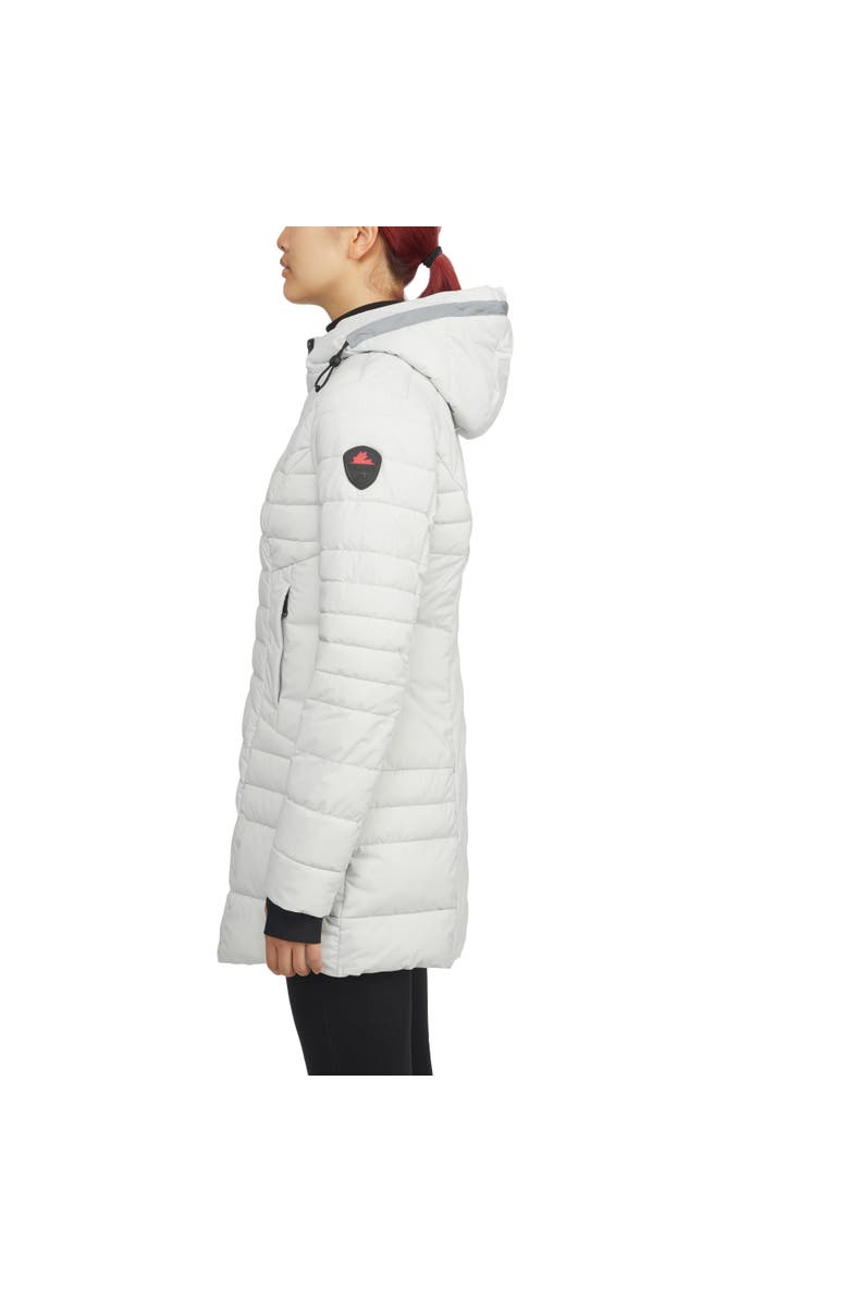 Pajar Cort Light Weight Stretch Fixed Hood Puffer with Reflective Trim, Alternate, color, 