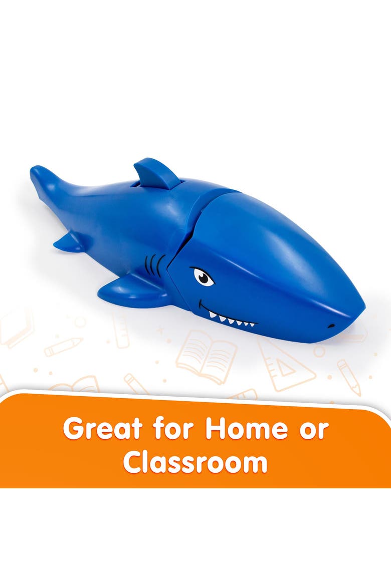 Shark Chomper Educational Game, Alternate, color, Blue