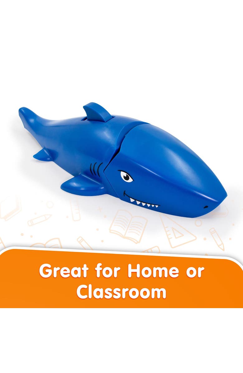 Junior Learning Shark Chomper Educational Game, Alternate, color, Blue