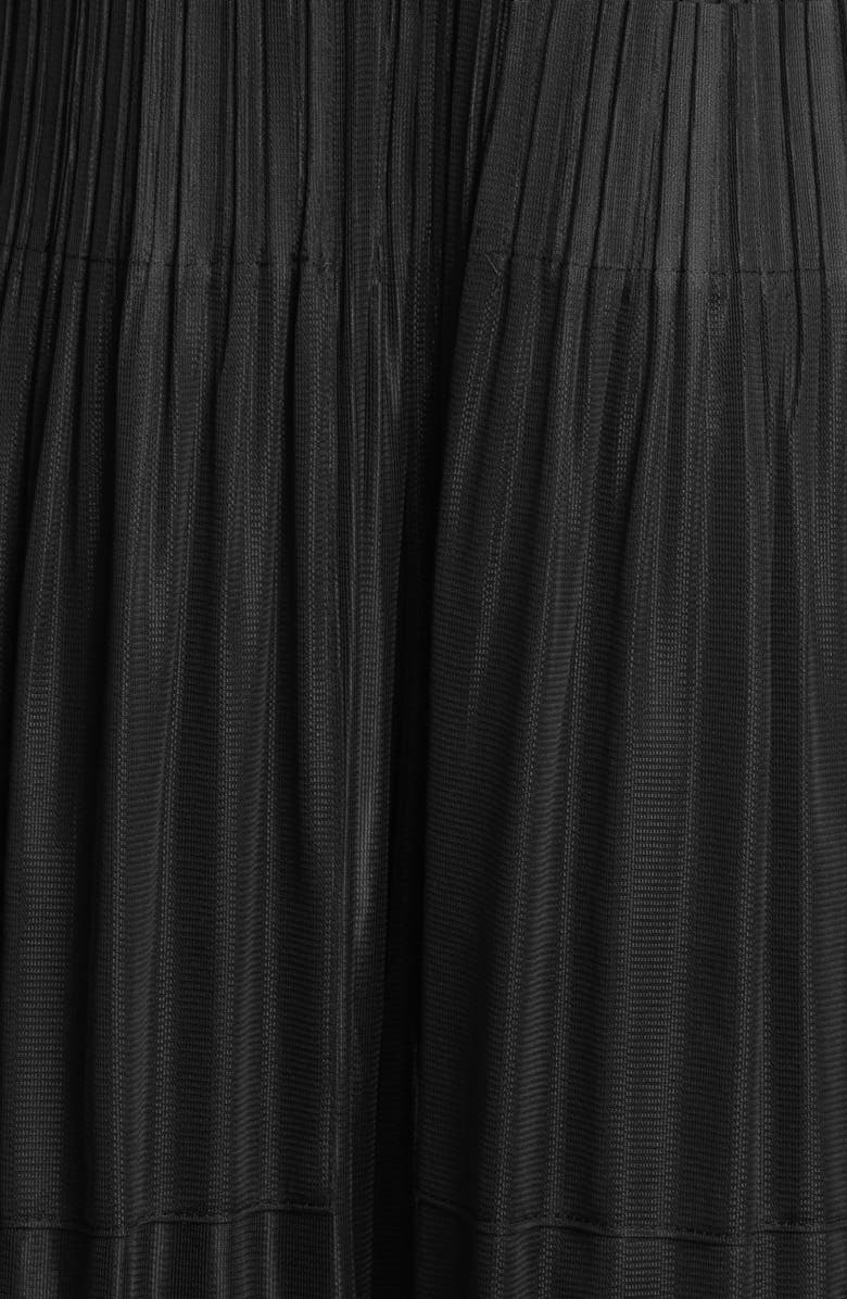 Pleats Please Issey Miyake Pleated Sleeveless Jumpsuit, Alternate, color, Black