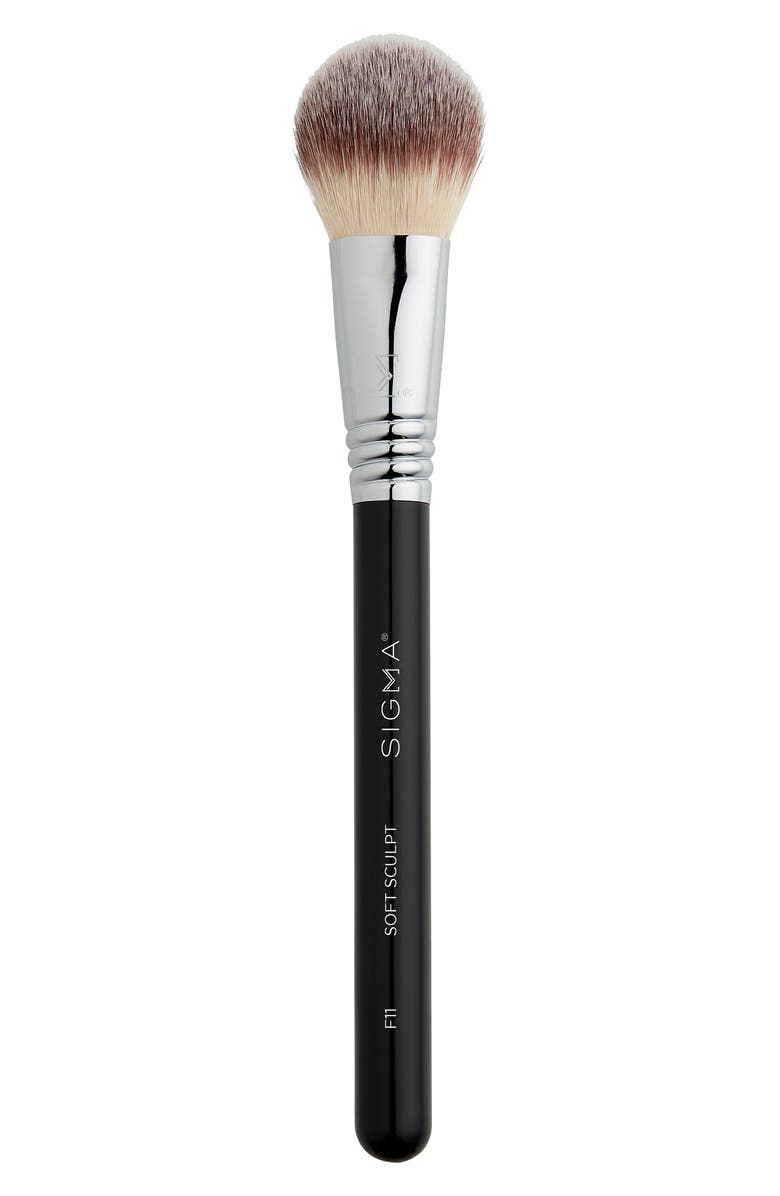 Sigma Beauty F11 Soft Sculpt Brush, Main, color, Black Chrome