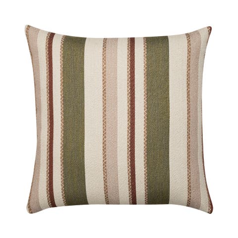 Ridgeway Textured Stripe Indoor & Outdoor Woven Accent Pillow & Insert