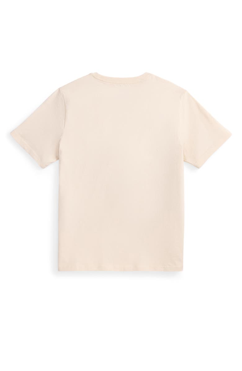 Polo Ralph Lauren Kids' Short Sleeve Cotton Jersey T-Shirt, Alternate, color, Winter Cream