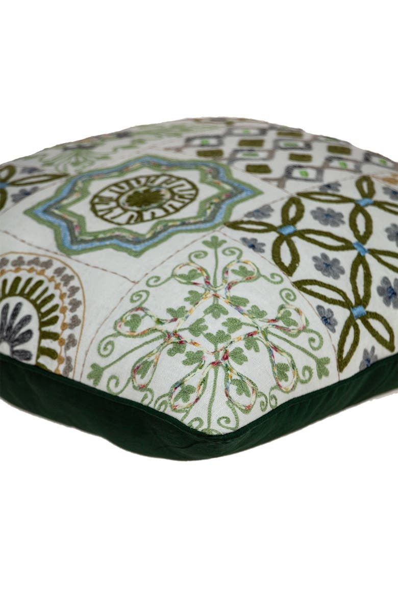 PARKLAND COLLECTION Ren Transitional Beige Throw Pillow, Alternate, color, Beige