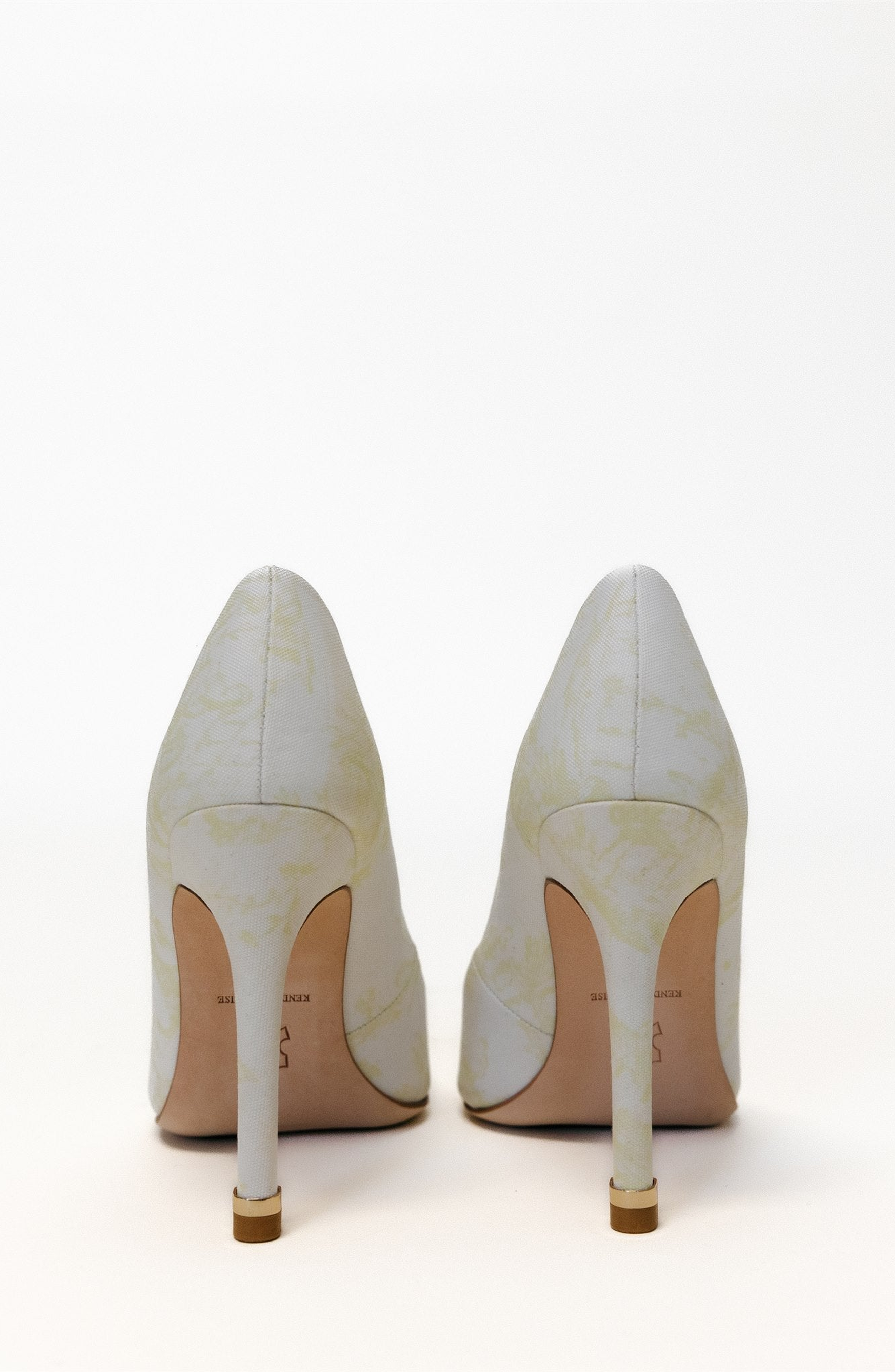 Flynn Pumps, Alternate, color, Yellow Toile