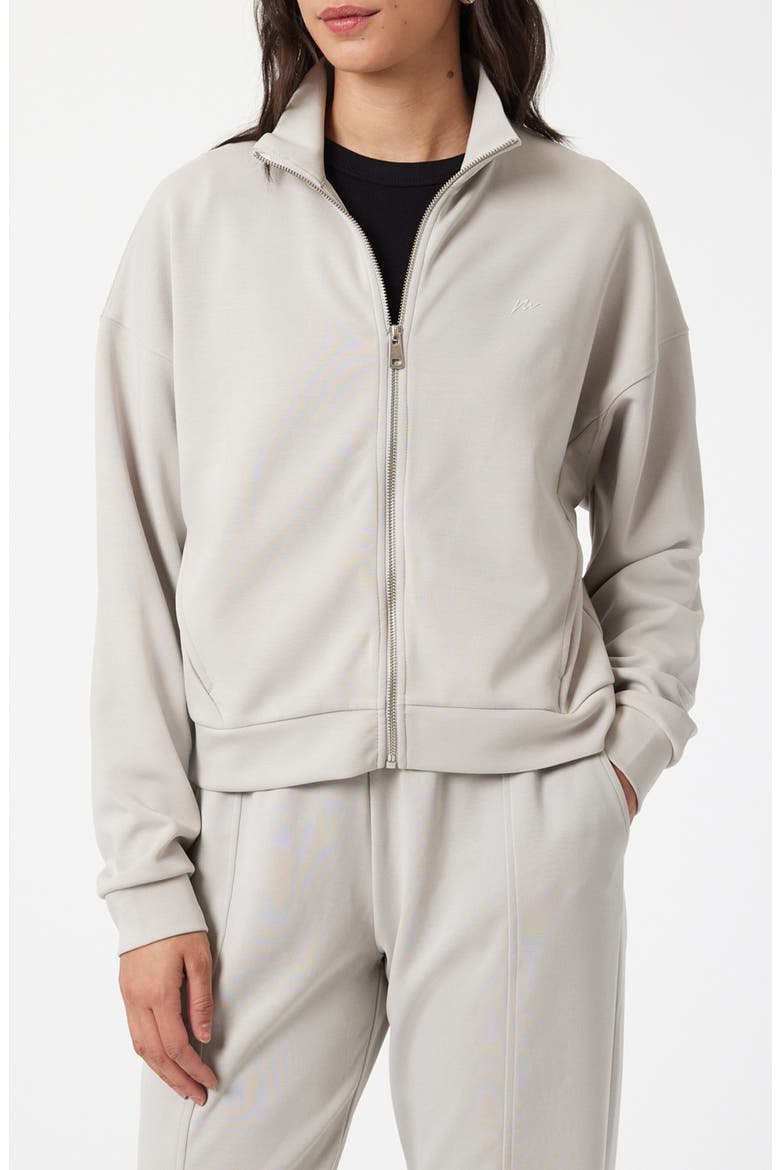 Stand Collar Sweatshirt, Main, color, GRAY VIOLET