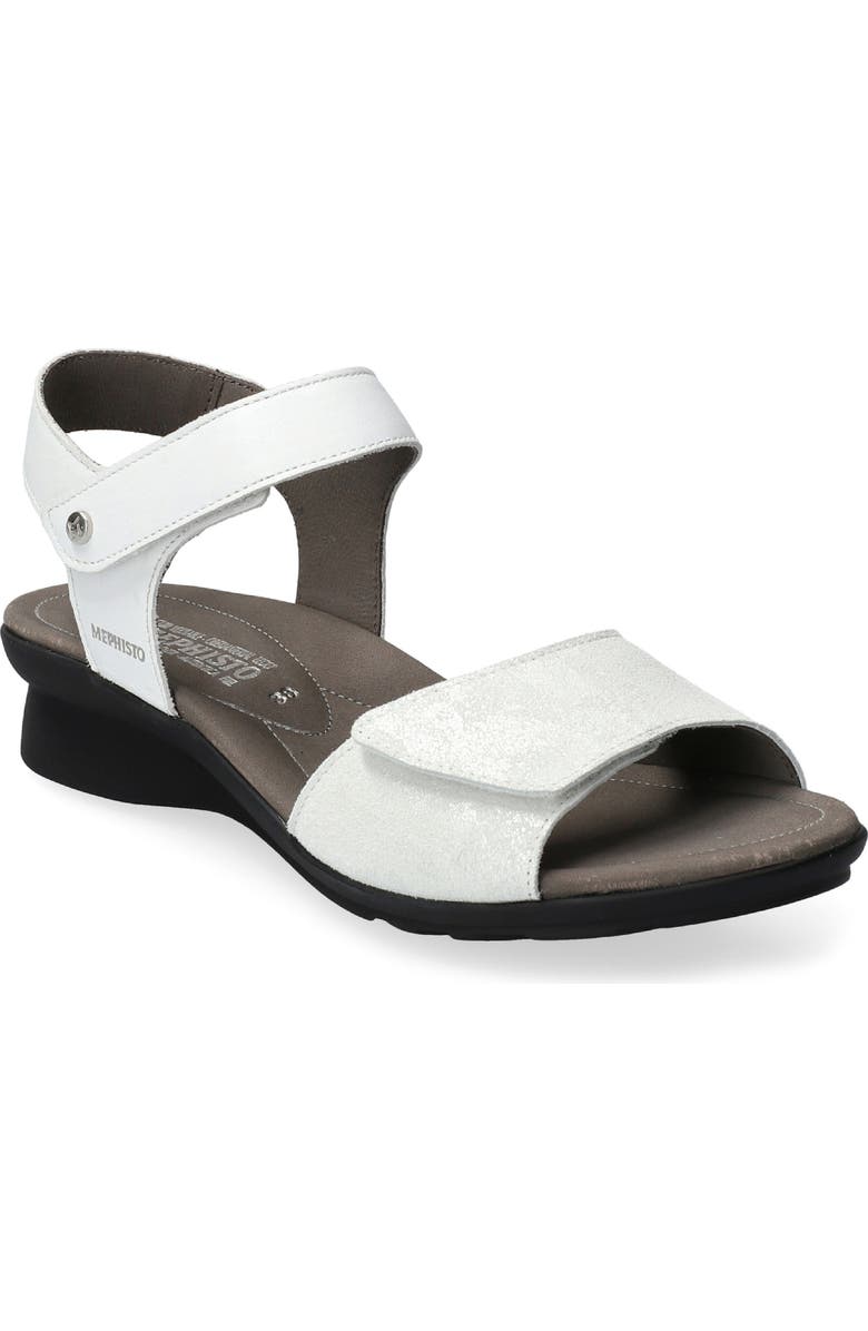 Mephisto Pattie Sandal, Main, color, White