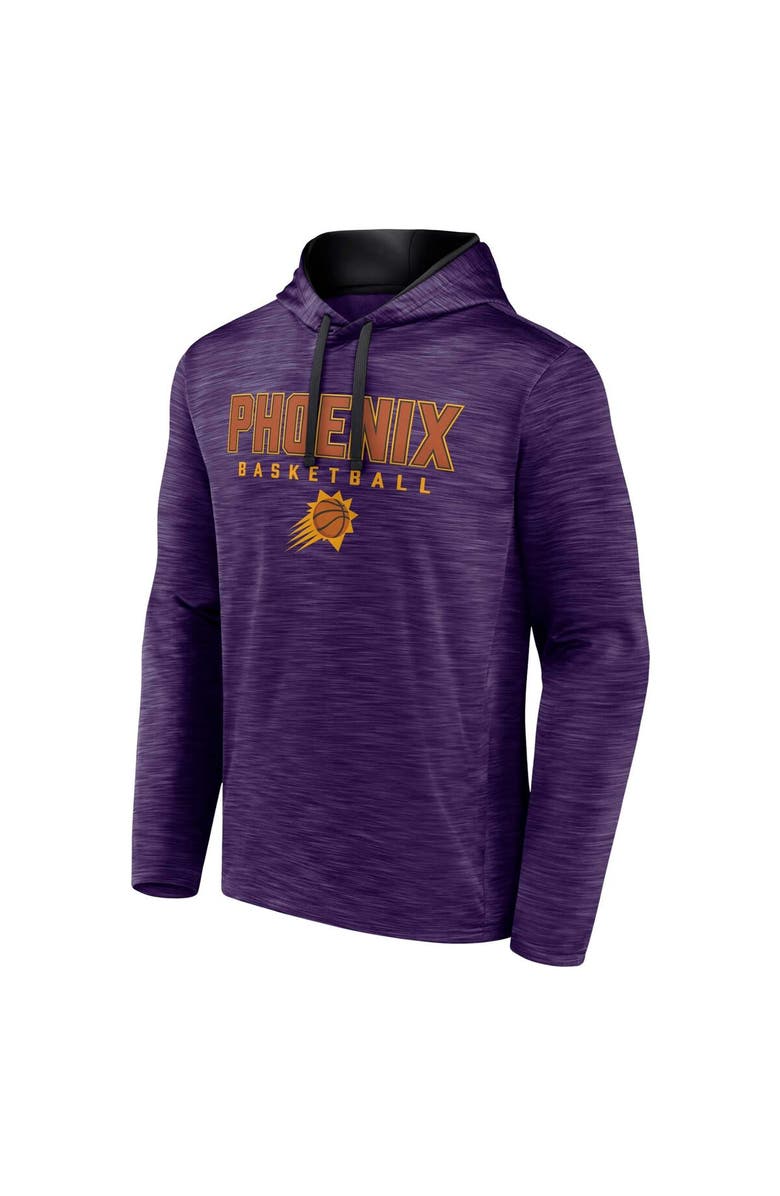 FANATICS Men's Fanatics Branded Heather Purple Phoenix Suns Fast Break Pullover Hoodie, Alternate, color, Heather Purple