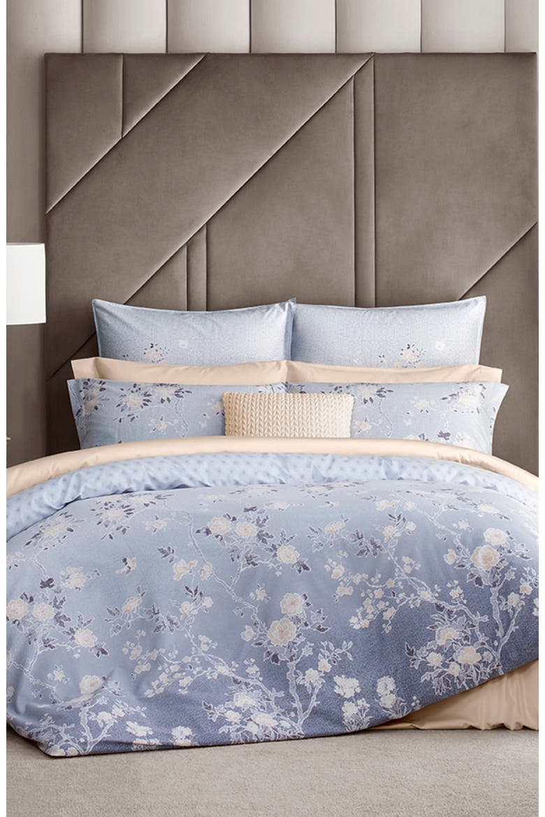 Sienna duvet cover, Alternate, color, Purple