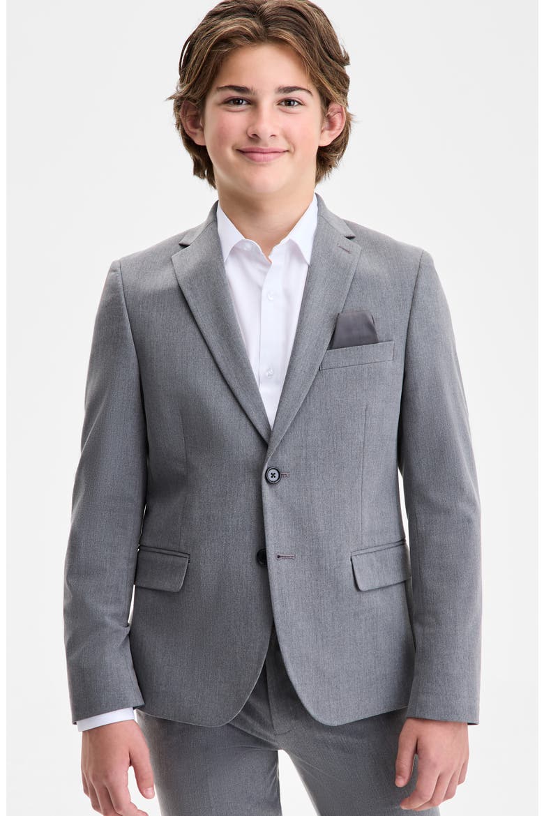 Kids' Two-Piece Suit, Alternate, color, GREY