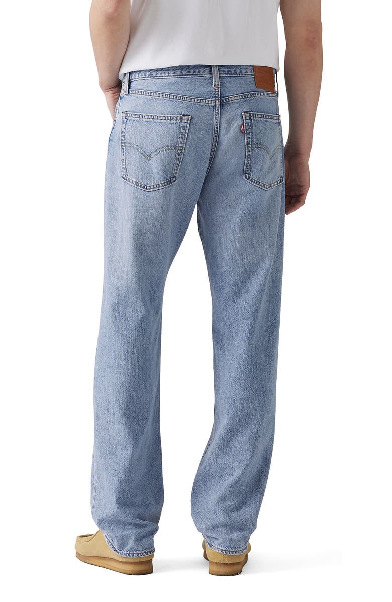 Levi's<sup>®</sup> 555<sup>™</sup> Relaxed Straight Cotton & Linen Jeans, Alternate, color, Call Me Again Ltwt