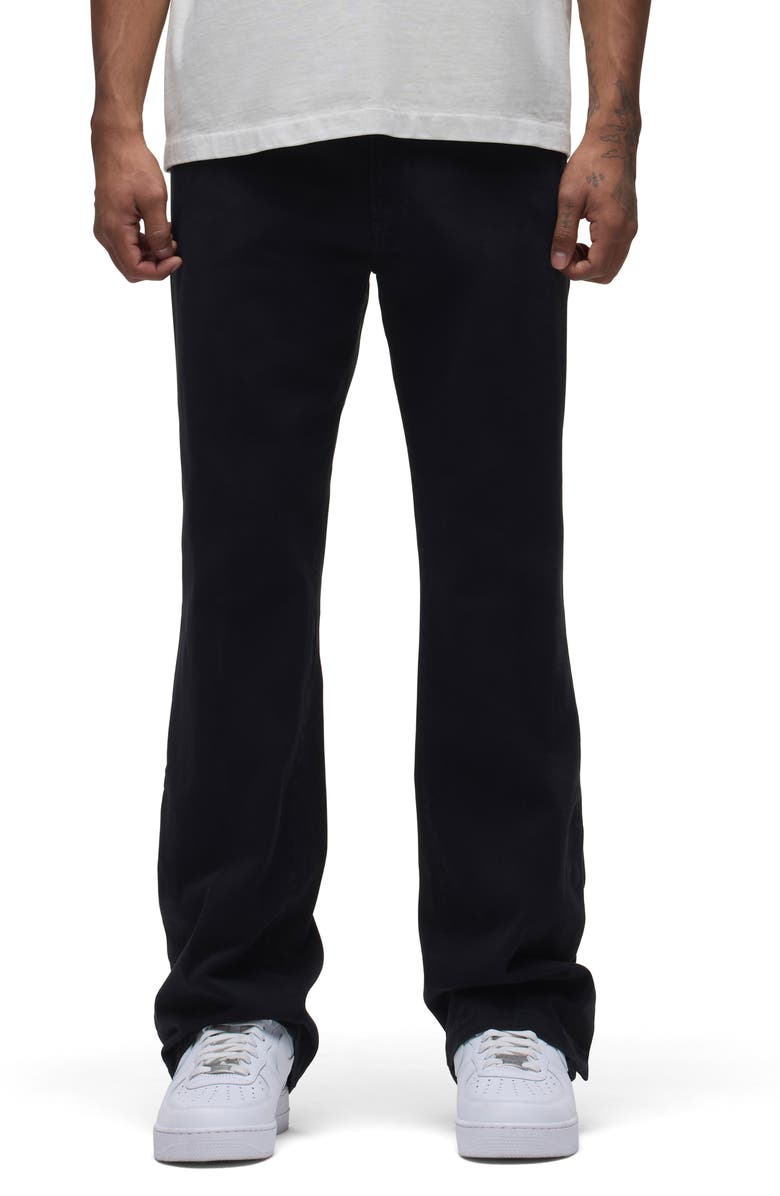 Hudson Jeans Walker Cotton Twill Trouser Pants, Main, color, Black Shade