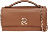GORSKI Top Handle Purse with Crossbody Chain
