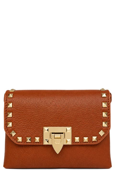 Camille Studded Leather Crossbody Bag