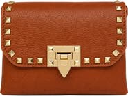 Persaman New York Camille Studded Leather Crossbody Bag