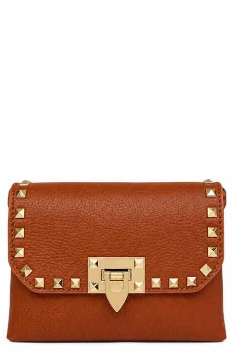 Camille Studded Leather Crossbody Bag